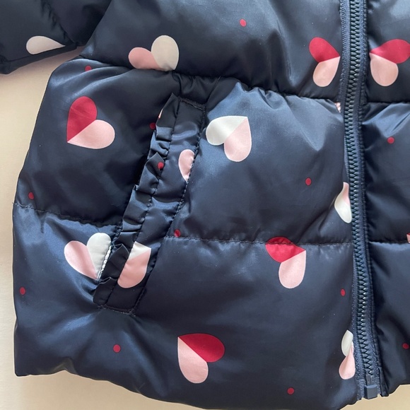 Wonder Nation  Heart Puffer  Jacket Hearts  2T - Picture 3 of 14